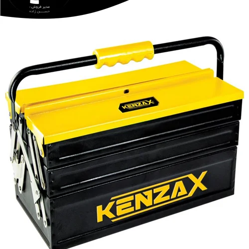 جعبه ابزارKENZAX کنزاکس مدل KBT-1303 - دو طبقه 30 سانت ا KENZAX