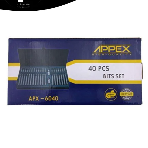 مجموعه 40 عددی سری آچار بیت اپکس کد APPEX APX6040